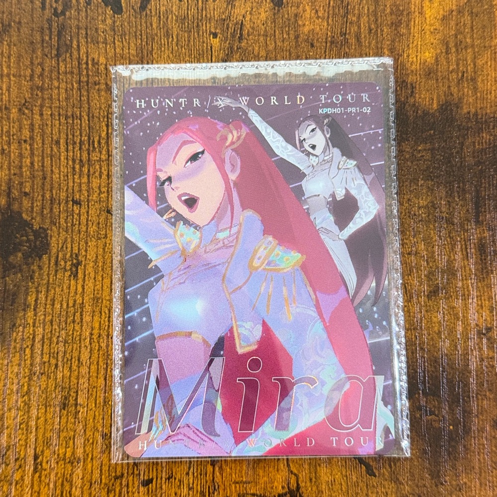 Kayou Netflix K-Pop Demon Hunters Mira Trading Card KPDH01-PR1-02 World Tour